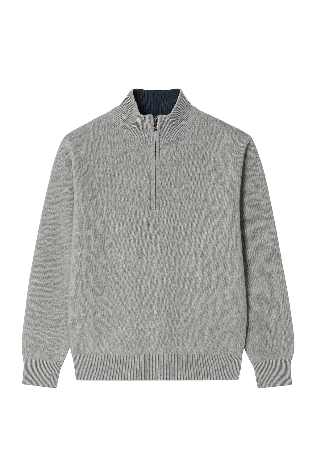 Maglioncino a collo alto mezza zip - Cashmere 10%