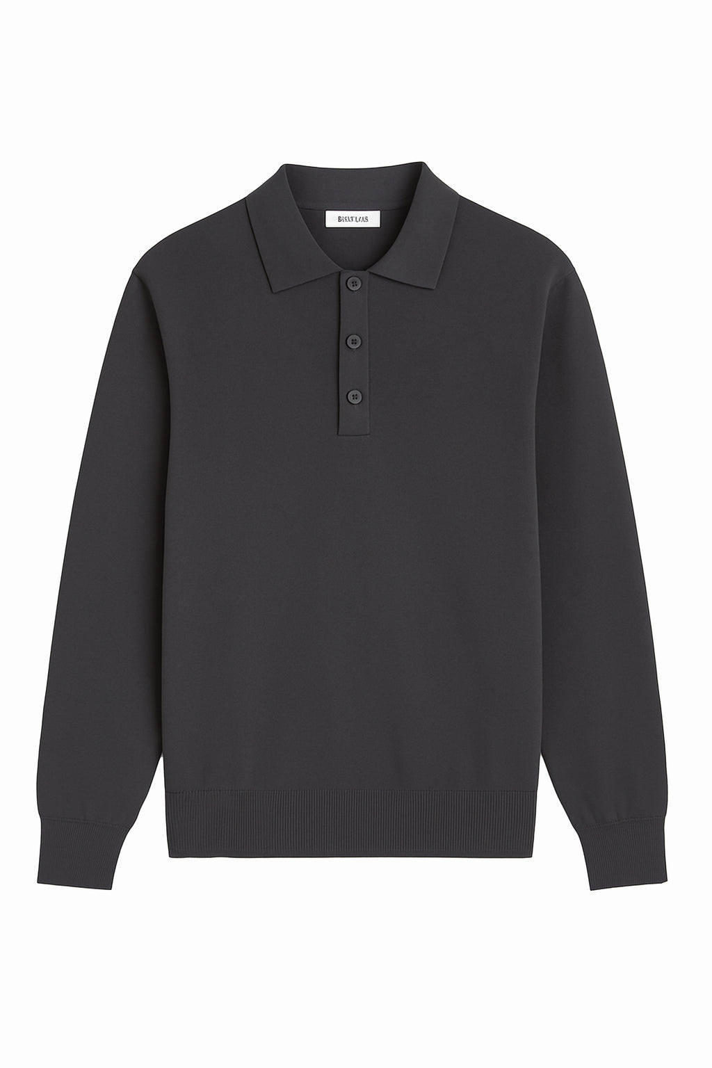Polo manica lunga con bottoni