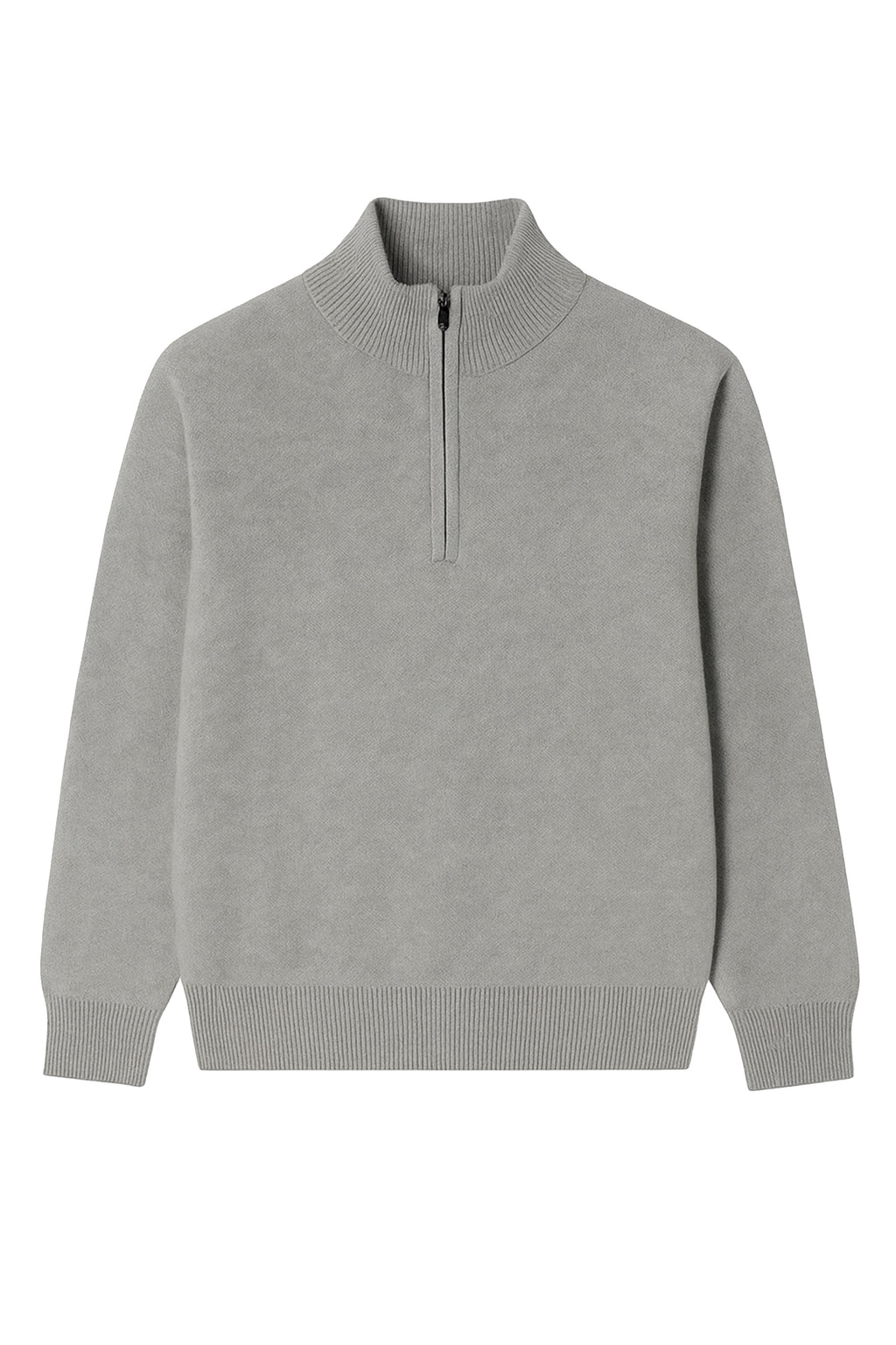 Maglioncino a collo alto mezza zip