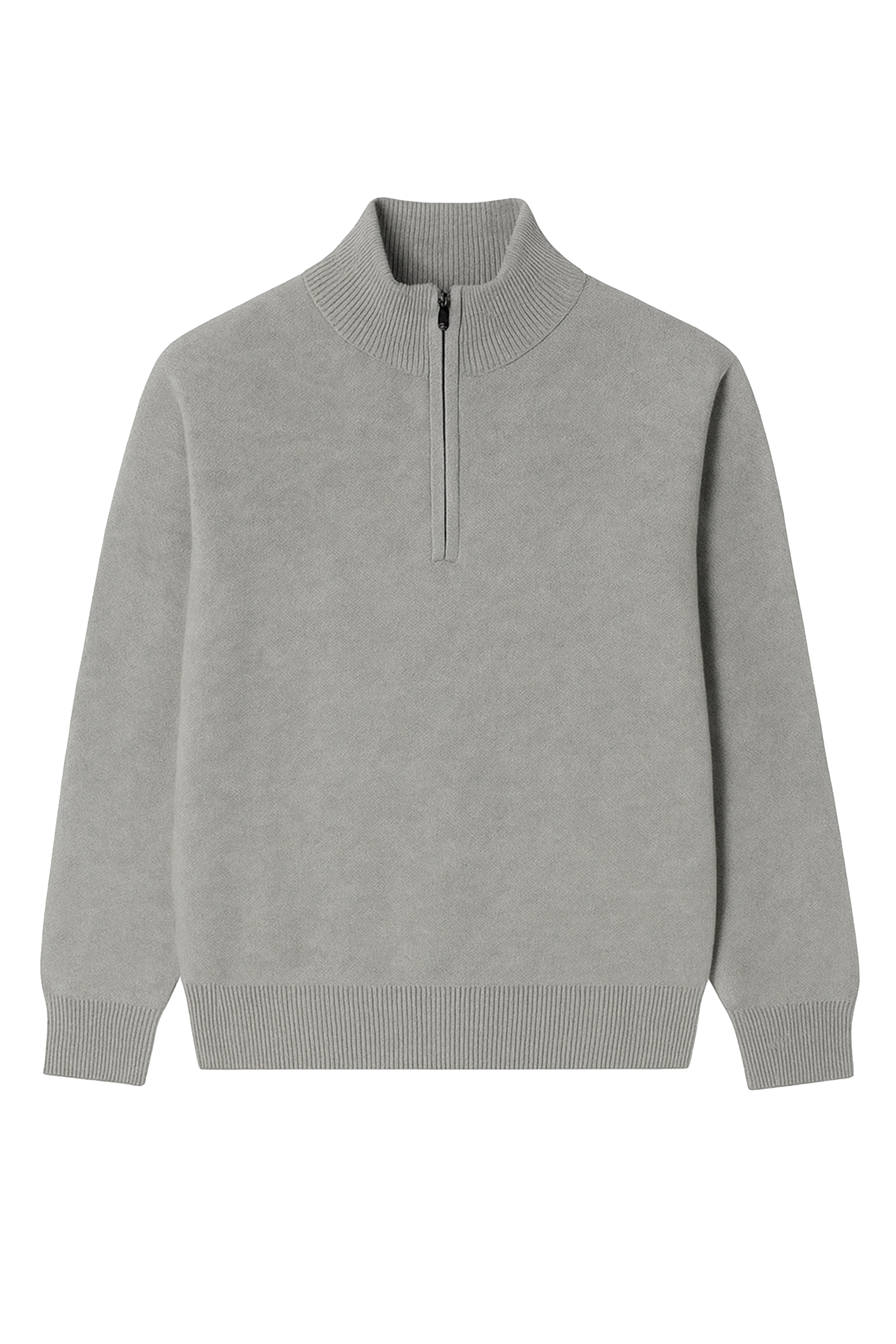 Maglioncino a collo alto mezza zip