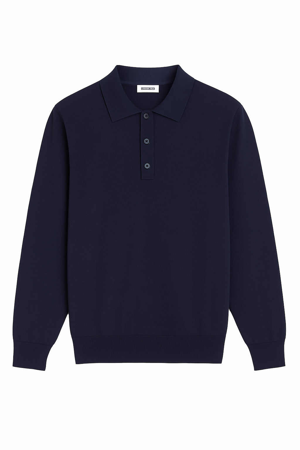 Polo manica lunga con bottoni
