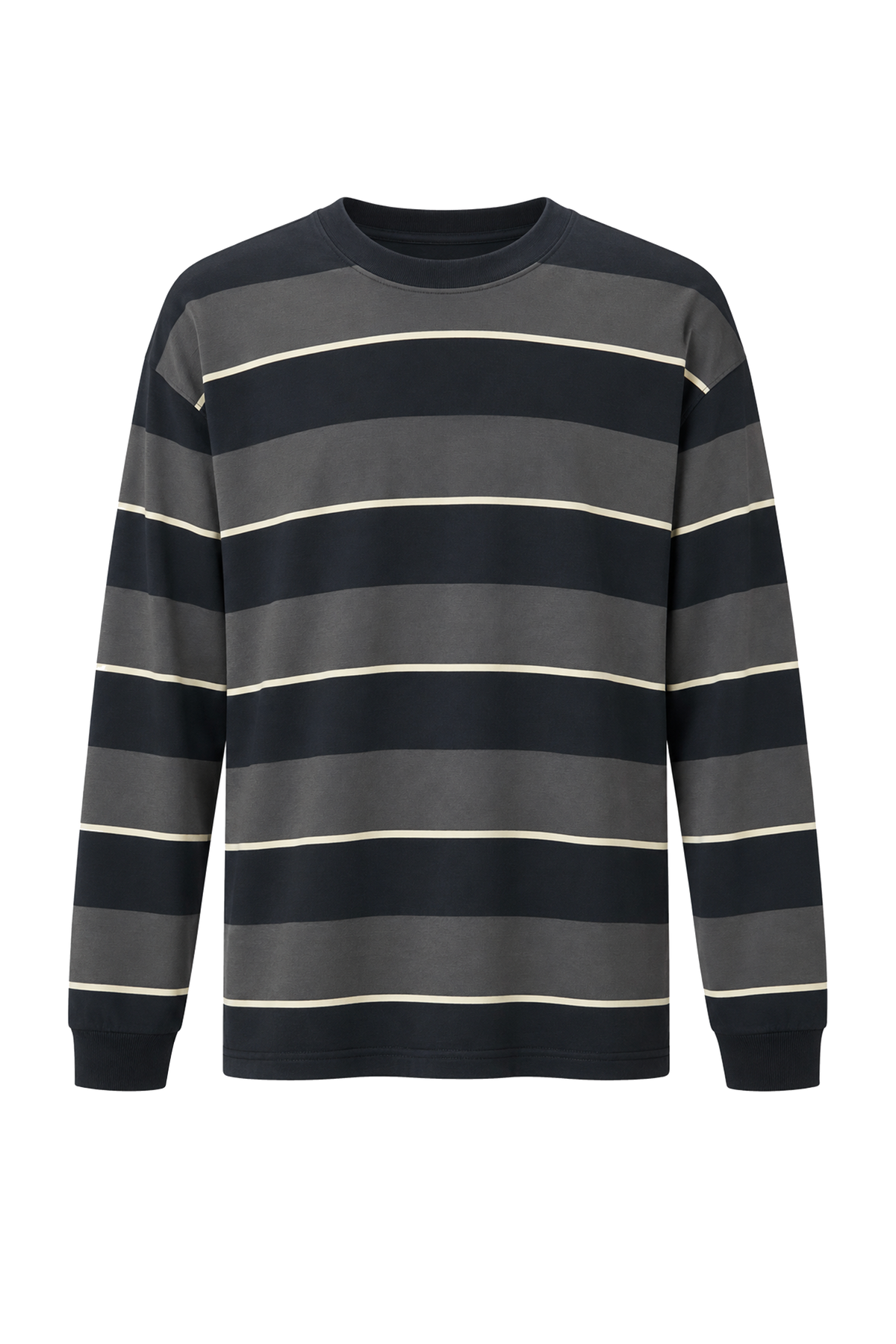 Maglia a maniche lunghe cropped - 100% cotone