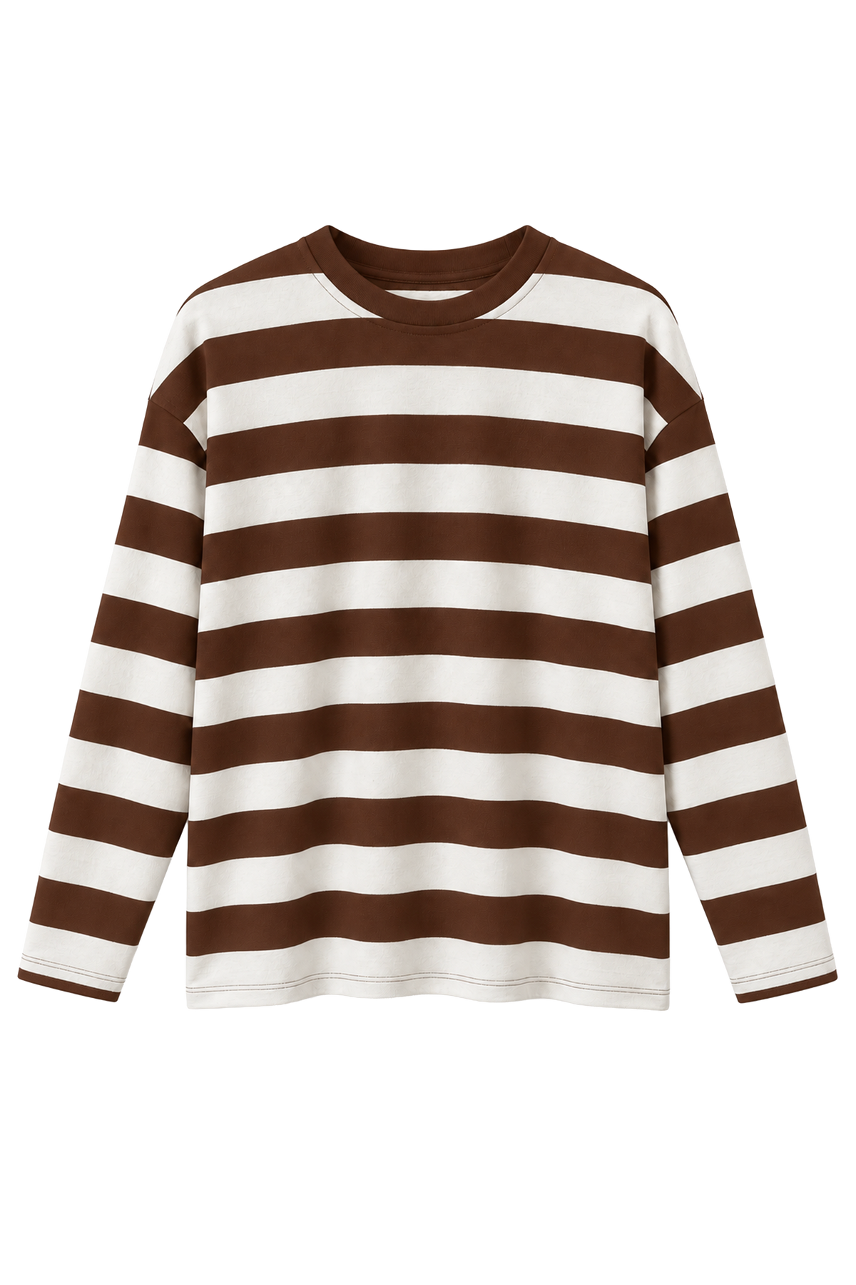 Maglia a maniche lunghe oversize - 100% cotone