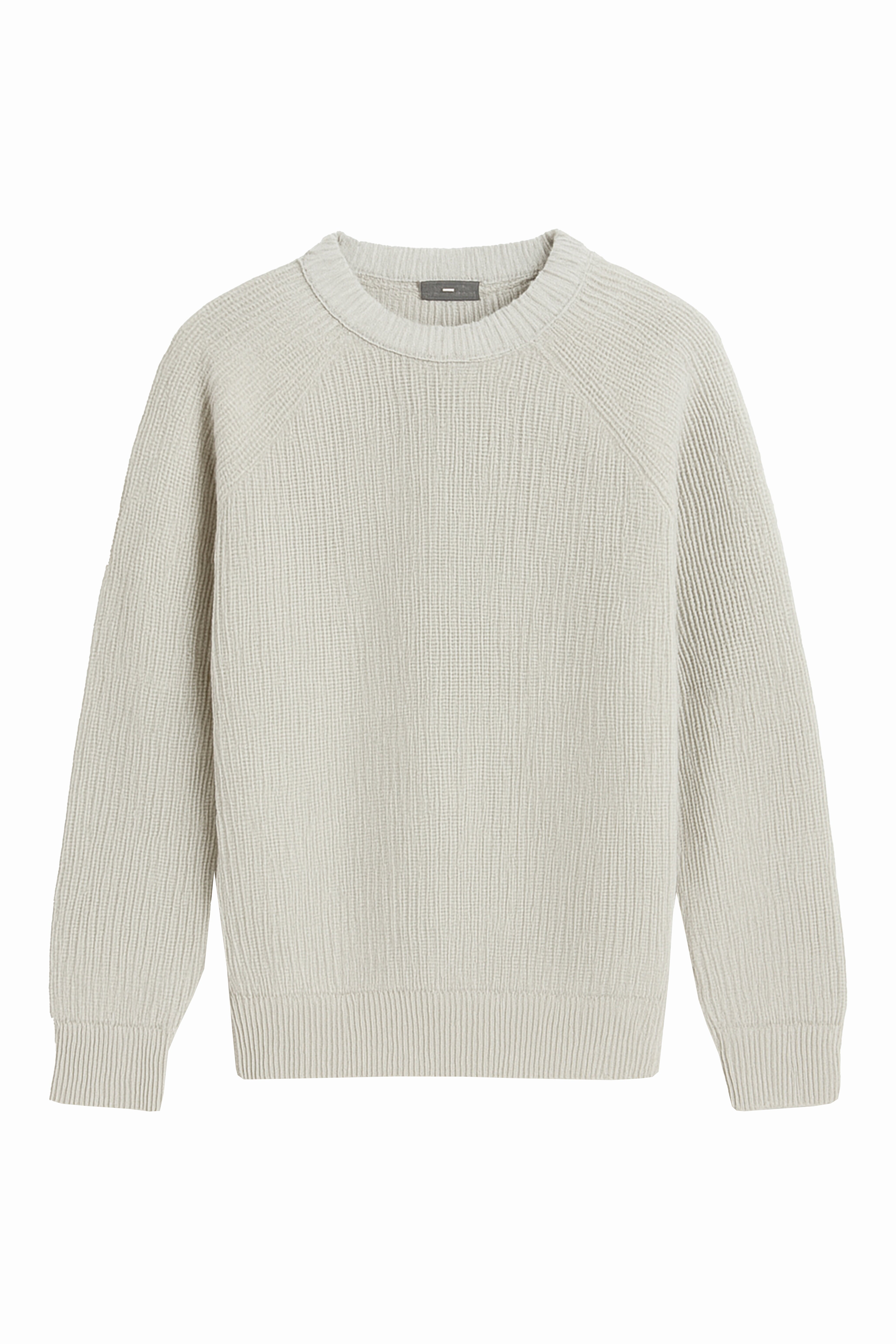 Maglione girocollo a coste larghe - Viscosa