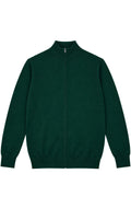 Maglione con zip intera - 100% cotone