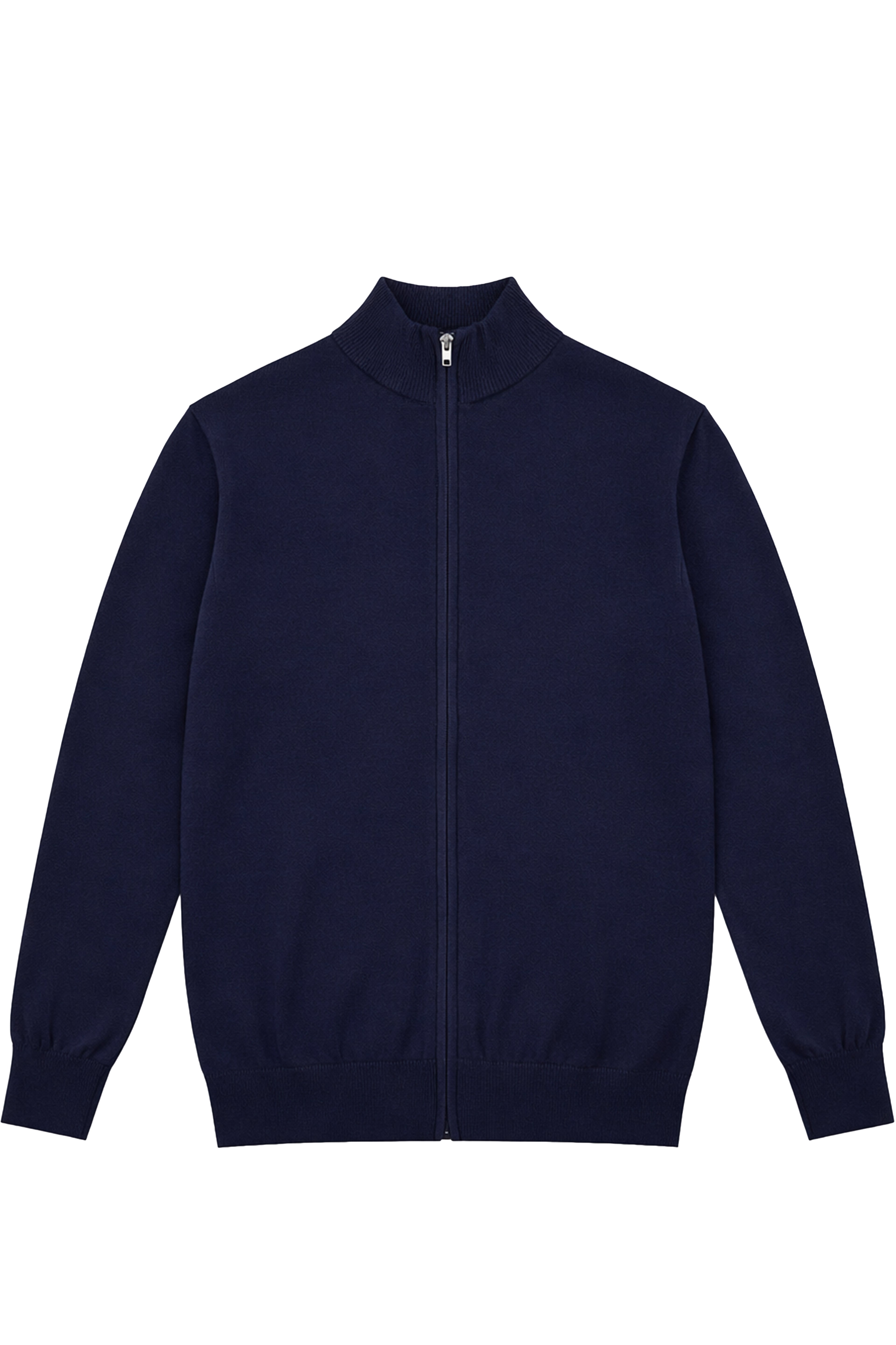 Maglione con zip intera - 100% cotone