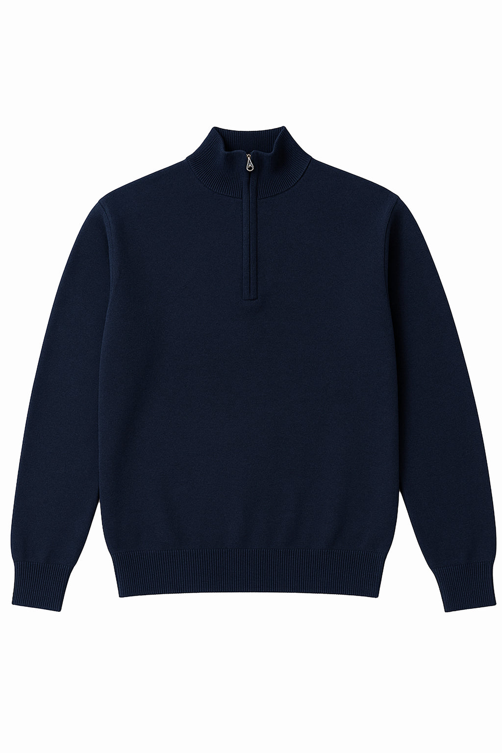 Maglioncino a collo alto mezza zip