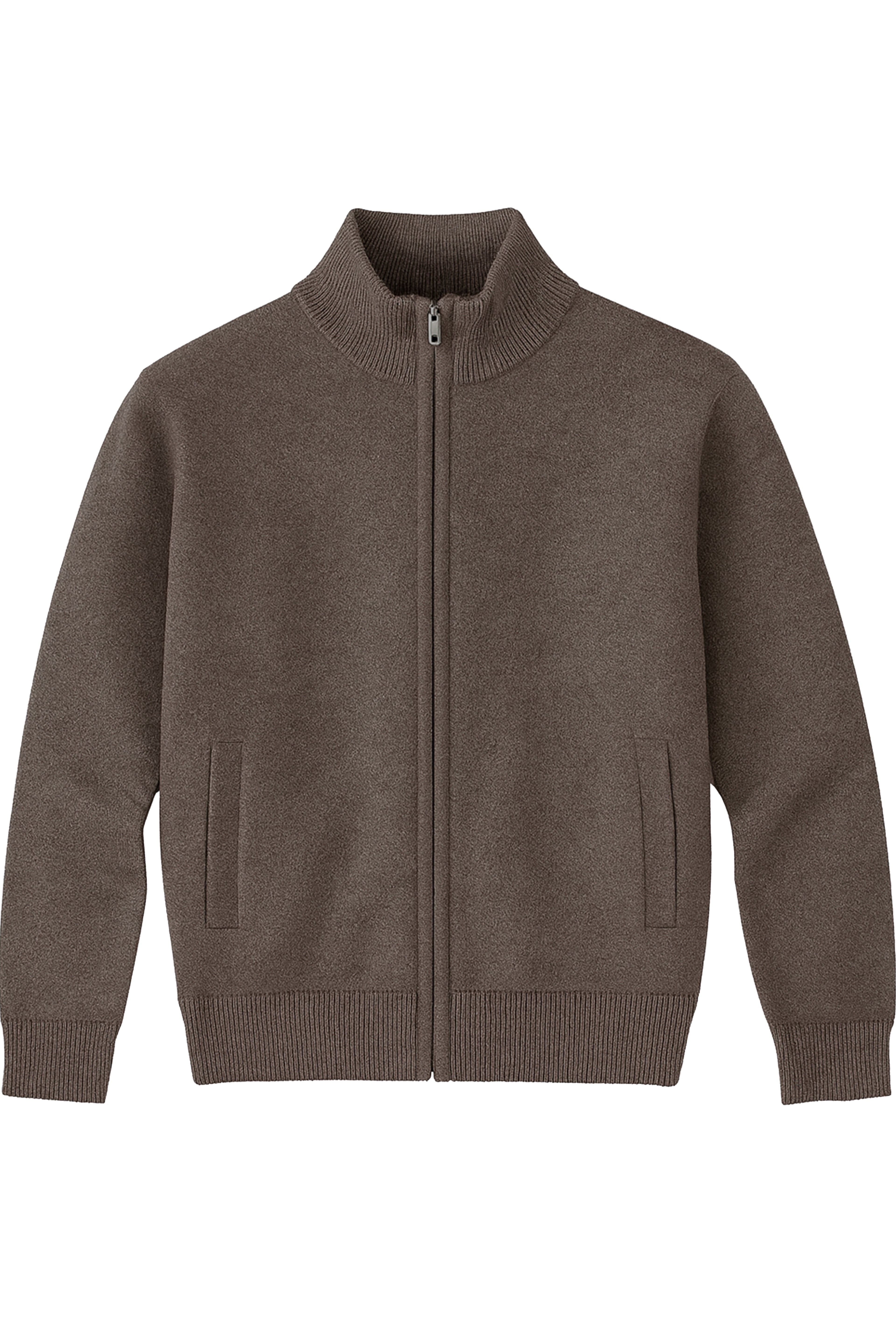 Bomber zip intera con tasche laterali