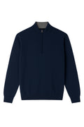 Maglioncino a collo alto mezza zip - Cashmere 10%