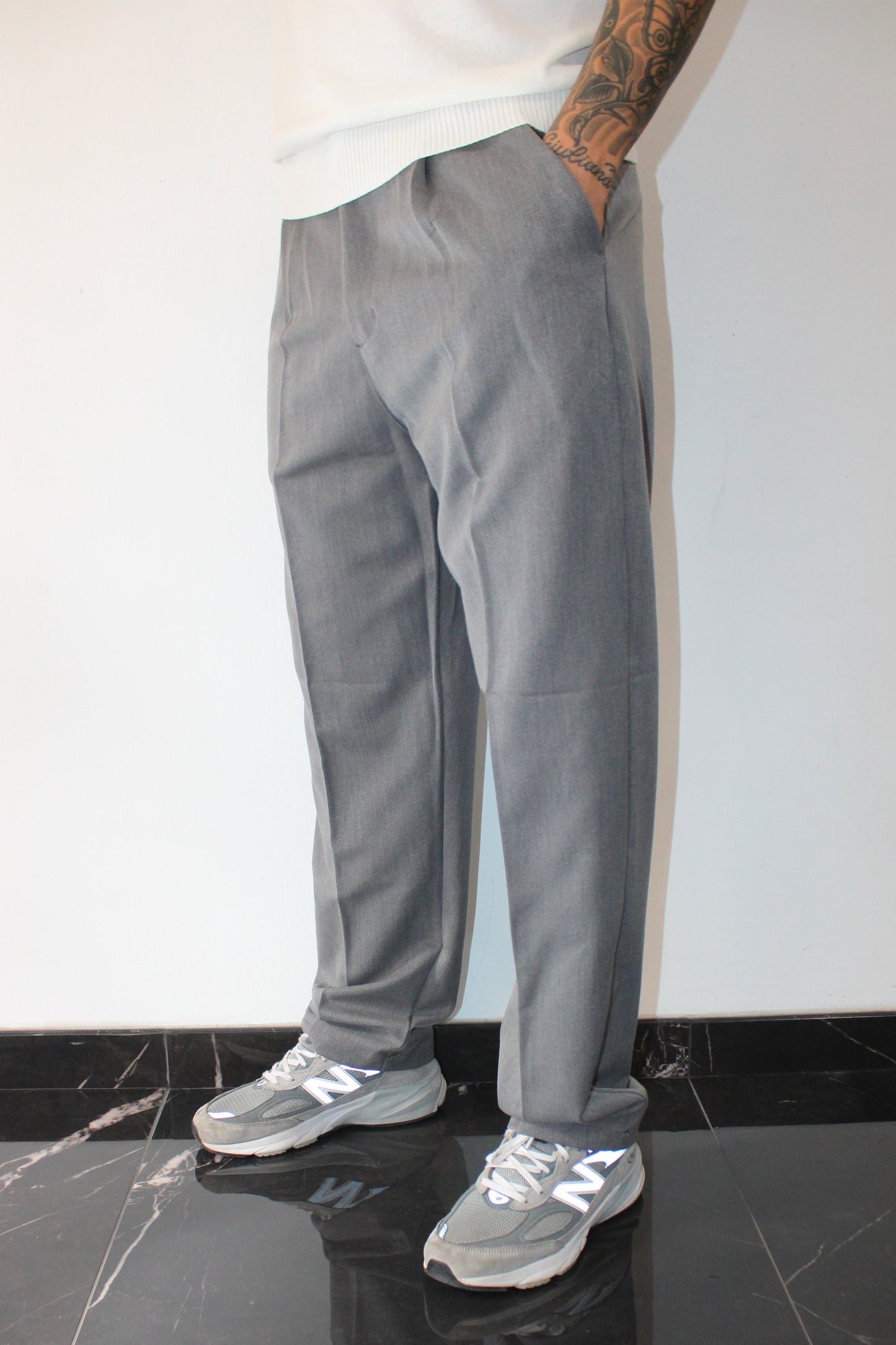 Pantalone sartoriale fondo morbido