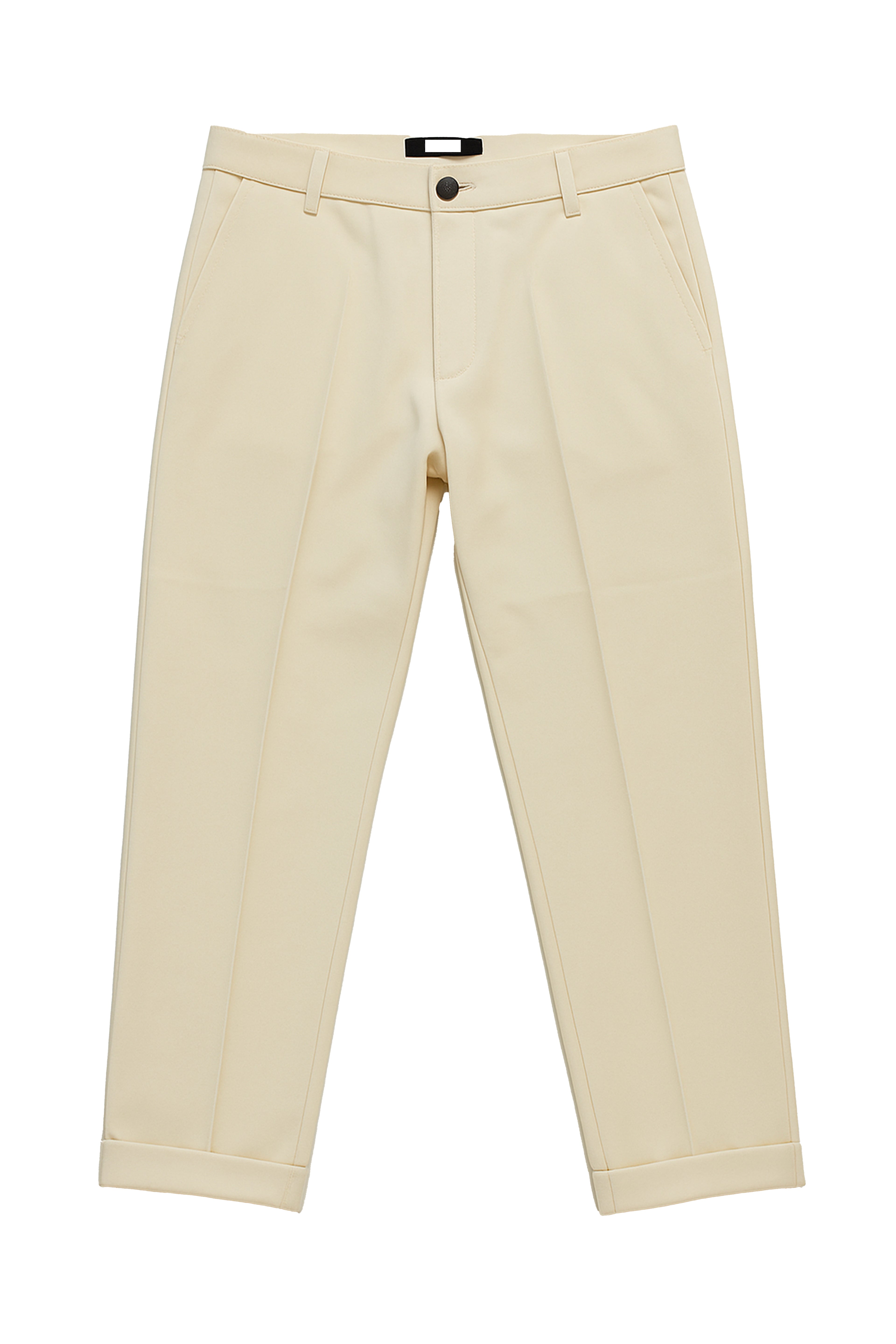 Pantalone sartoriale con risvolto cucito - Regular fit