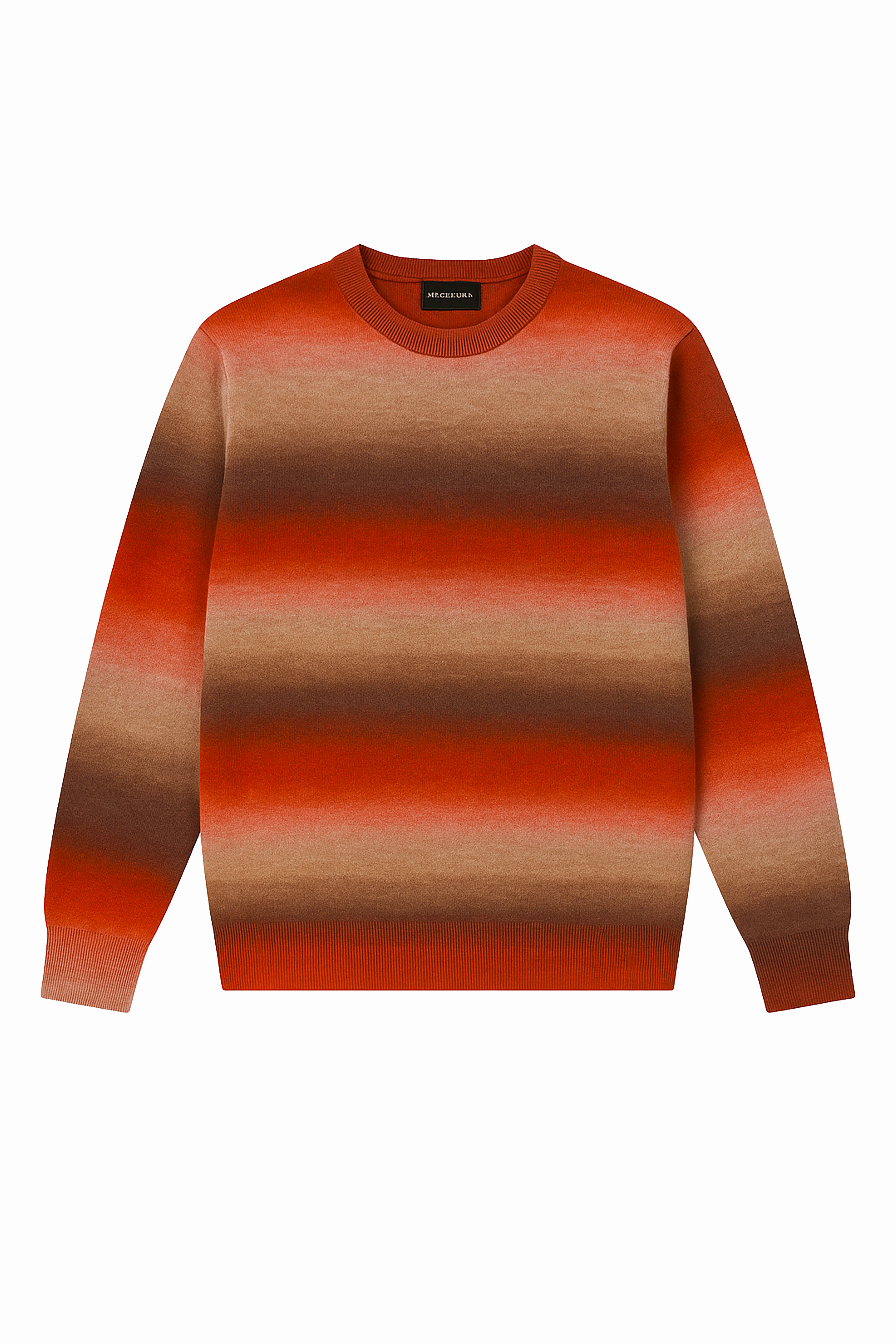 Maglione girocollo manica lunga multicolore
