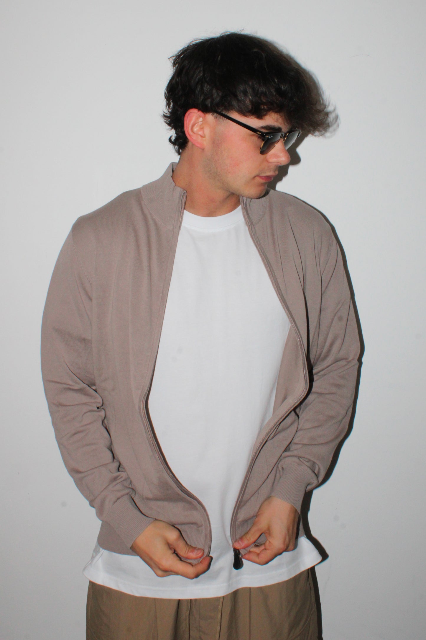 Maglione sartoriale con zip