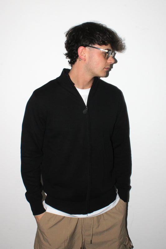 Maglione sartoriale con zip
