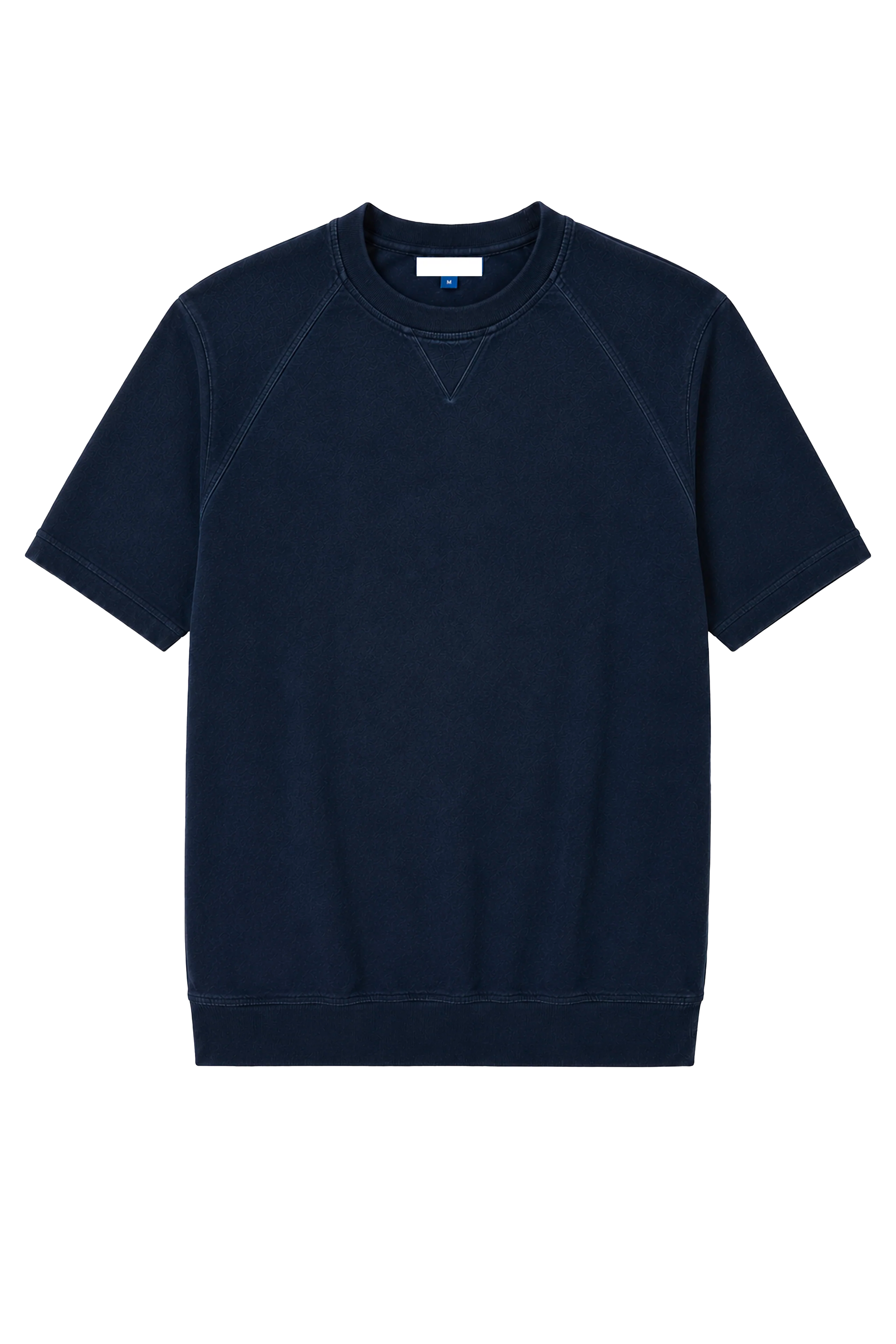 Maglia regular fit 100% cotone - Bordo inferiore in costina
