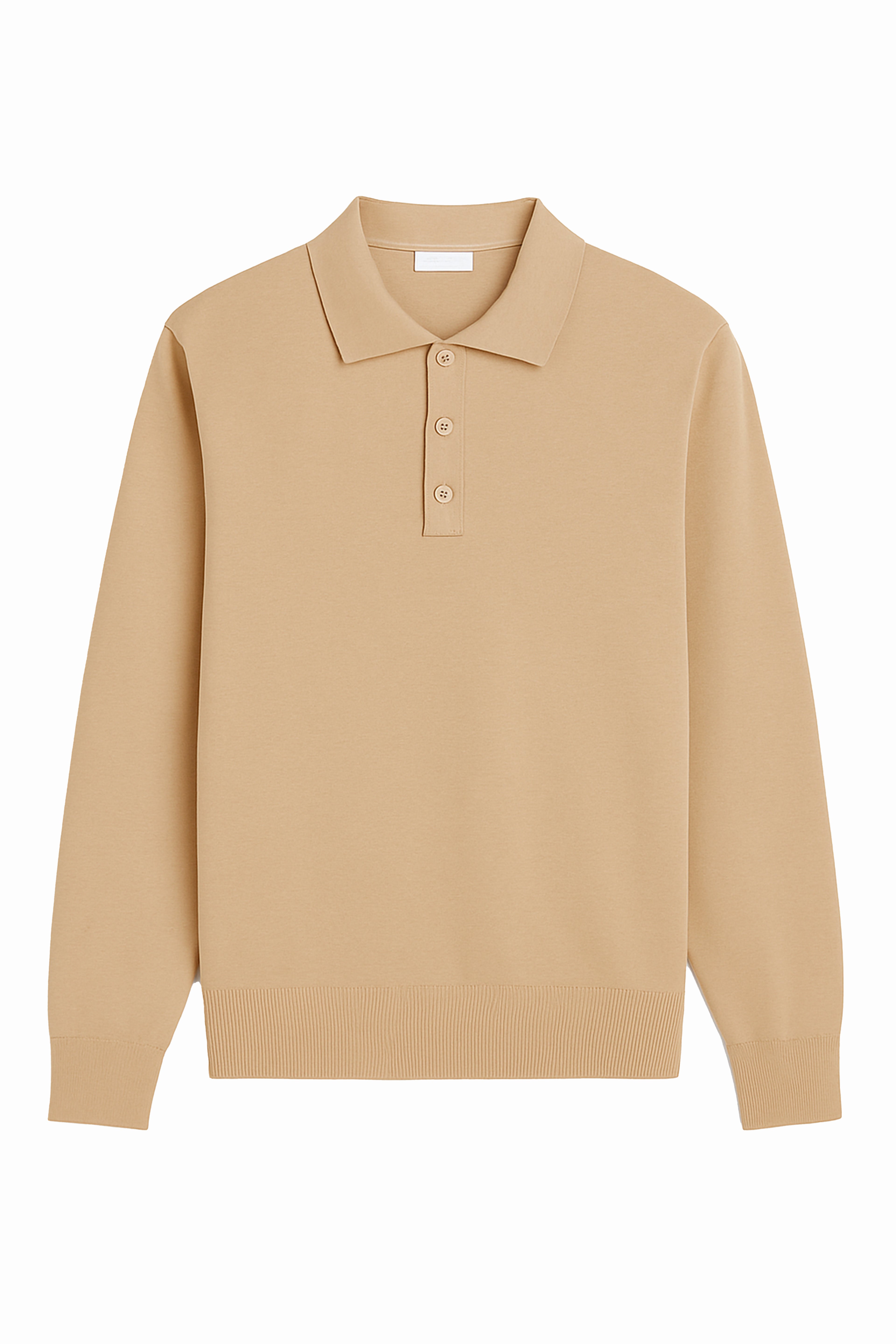 Polo manica lunga con bottoni