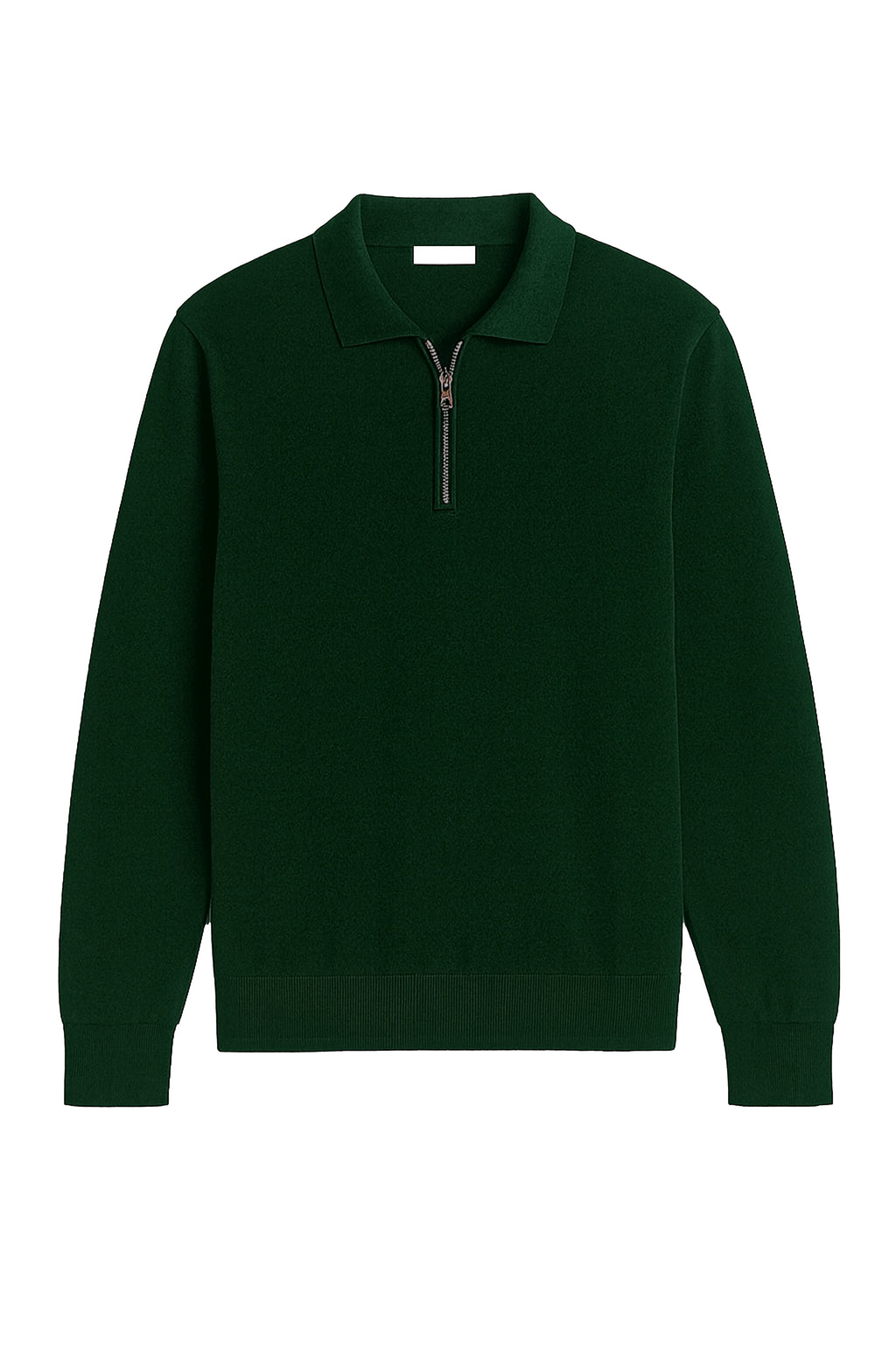 Polo a manica lunga con zip