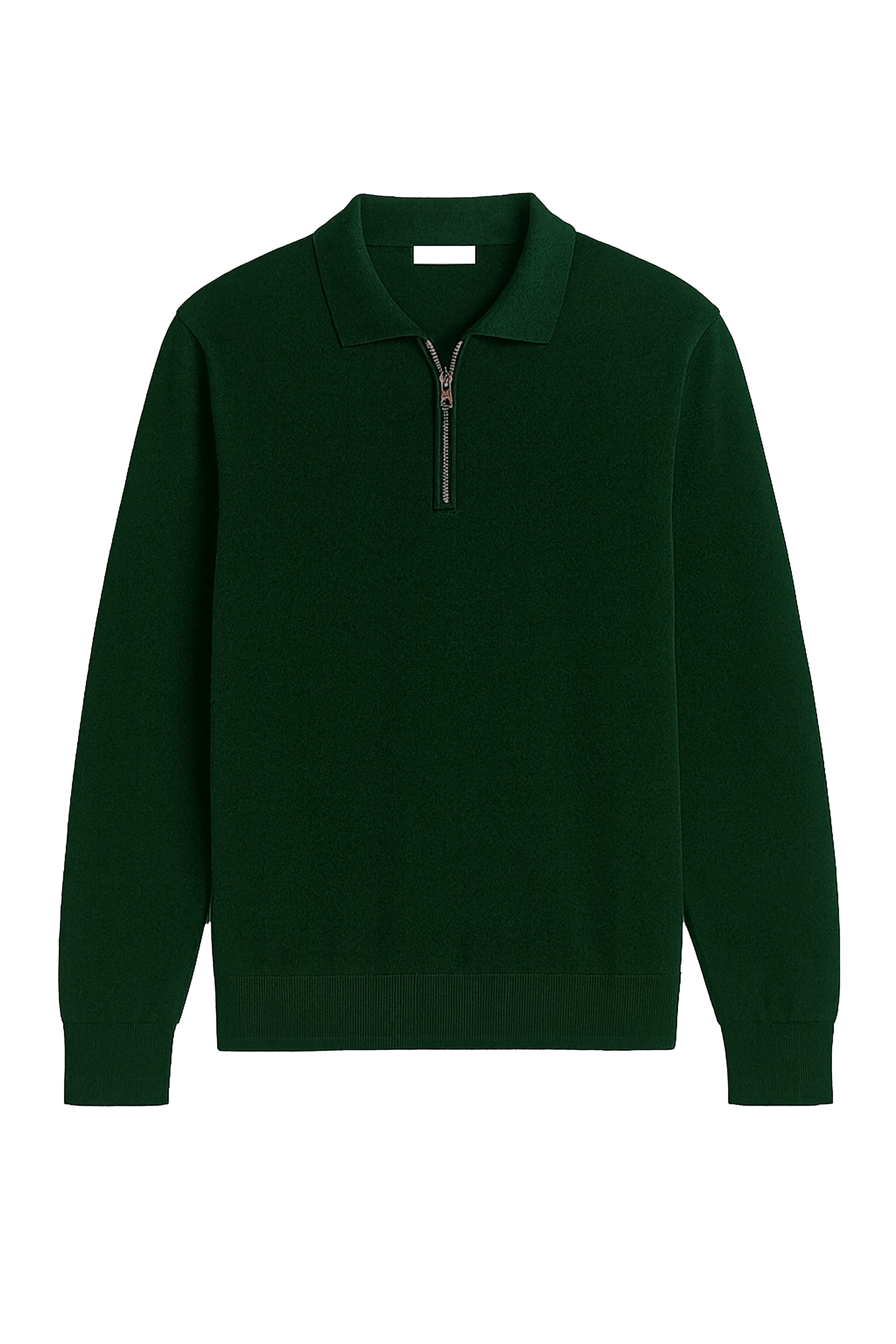Polo a manica lunga con zip